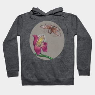 Battery Bug with Edison Bulb Orchid Hoodie